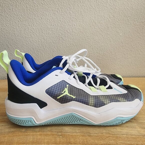 Jordan Other - Air Jordan MJ One Take 4 Low White Copa Lime Shoes DO7193-003 Mens 9.5